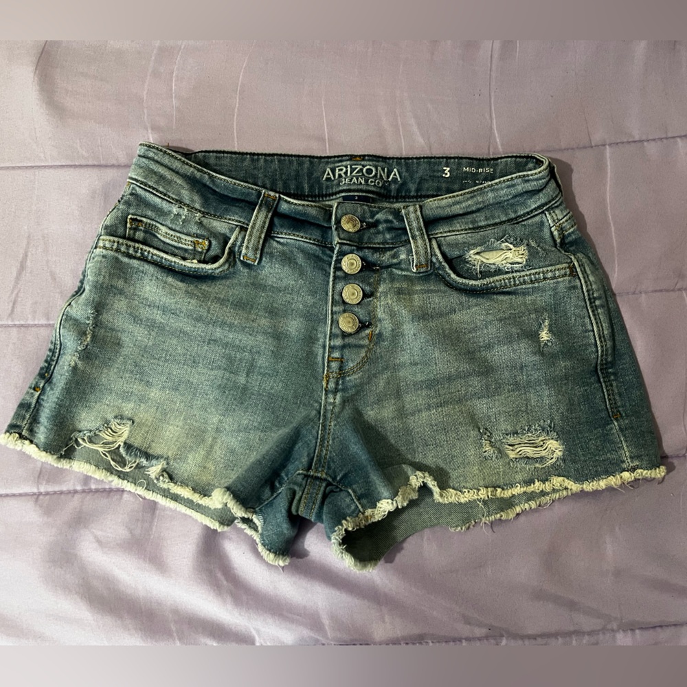 Arizona mid rise jean shorts